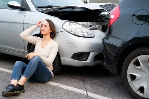 Car Accident Scene