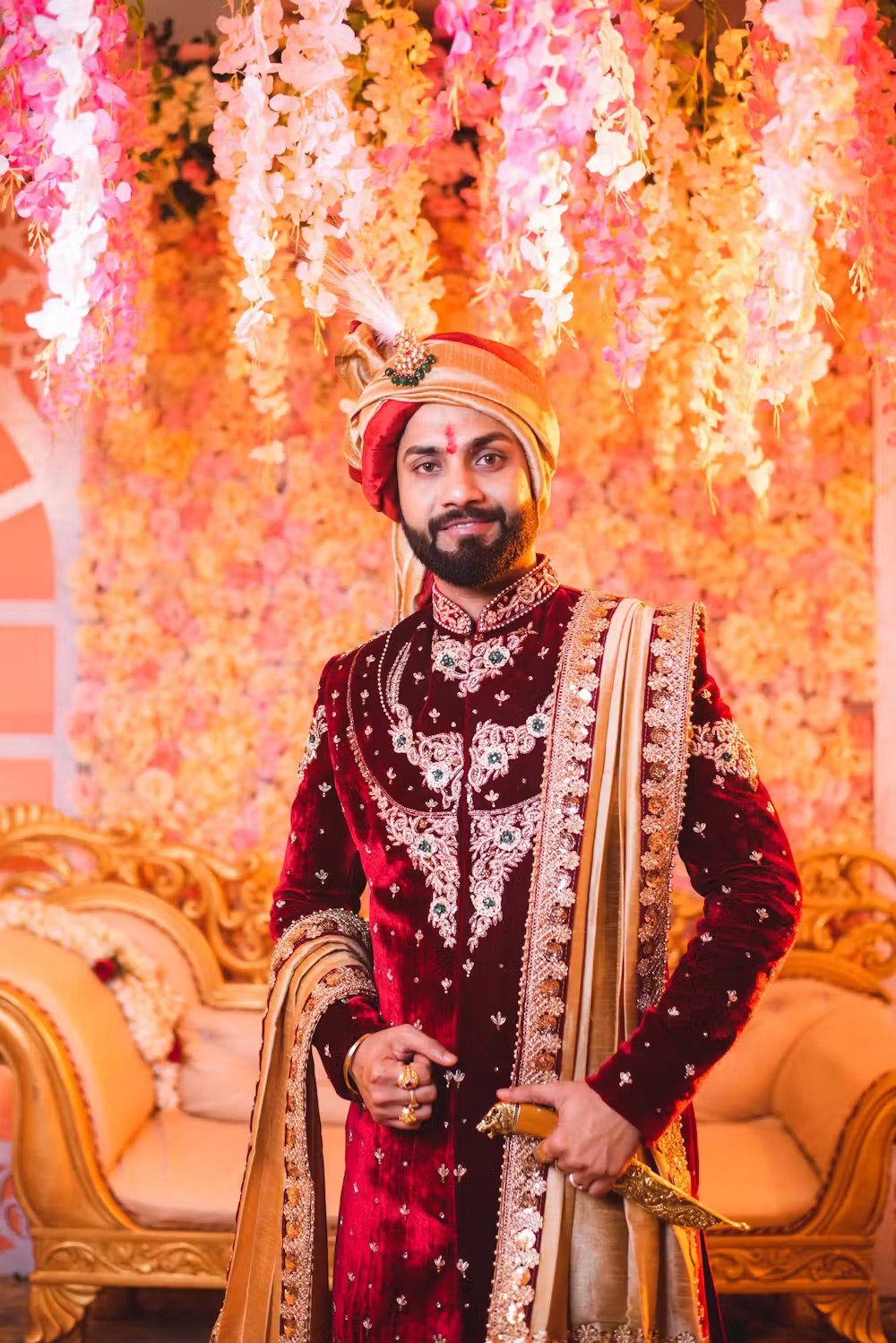 Groom Sherwani and Styling Shoot