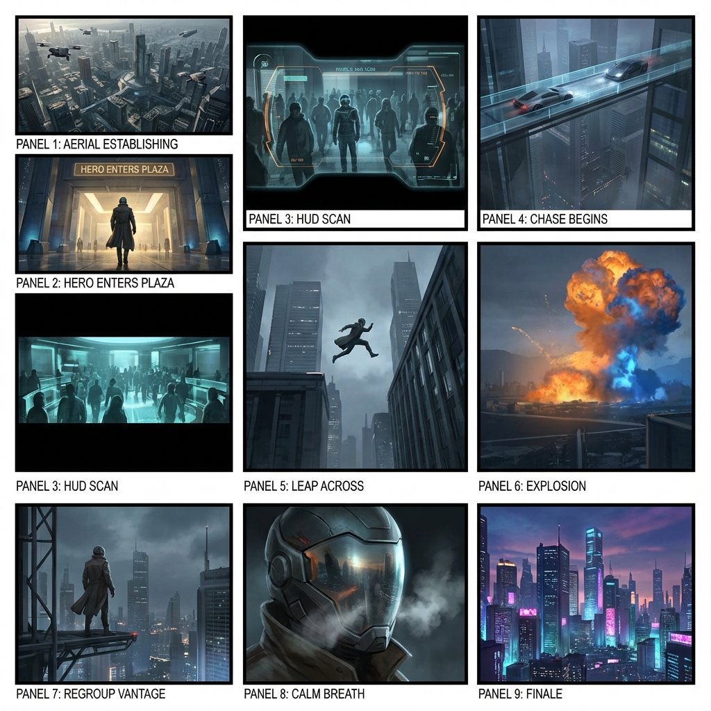 Generative Concept Art and Storyboarding